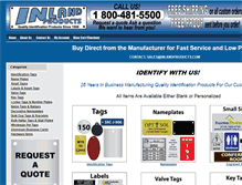 Tablet Screenshot of identificationtags.com